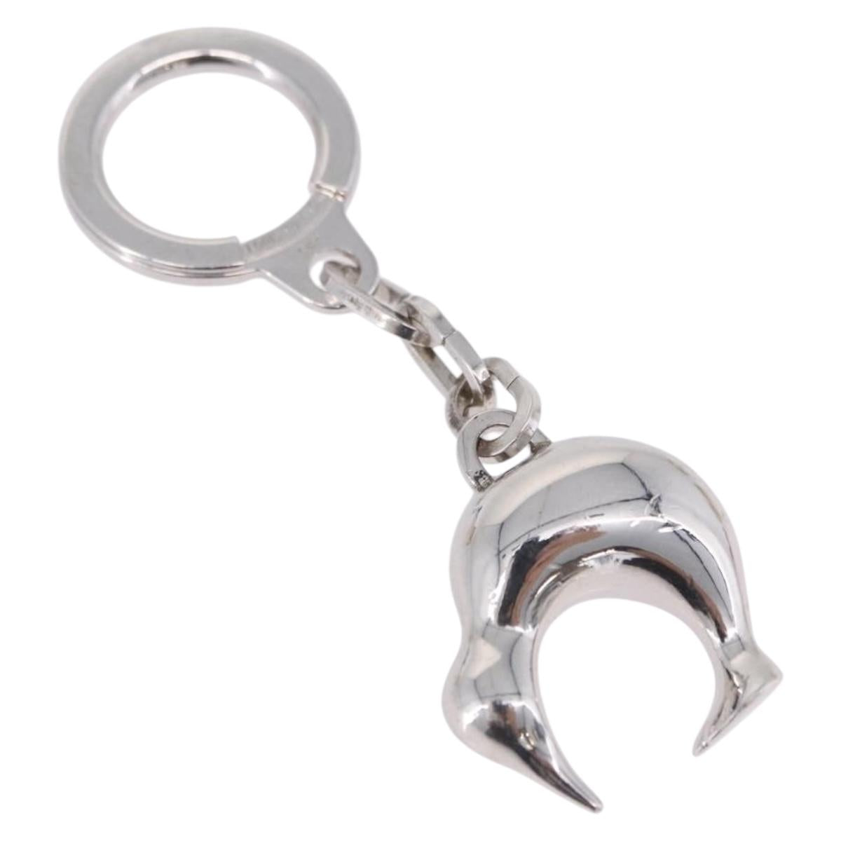 LOUIS VUITTON Porte ClesLV Cup Key Holder metal Silver LV Auth BA15234V
