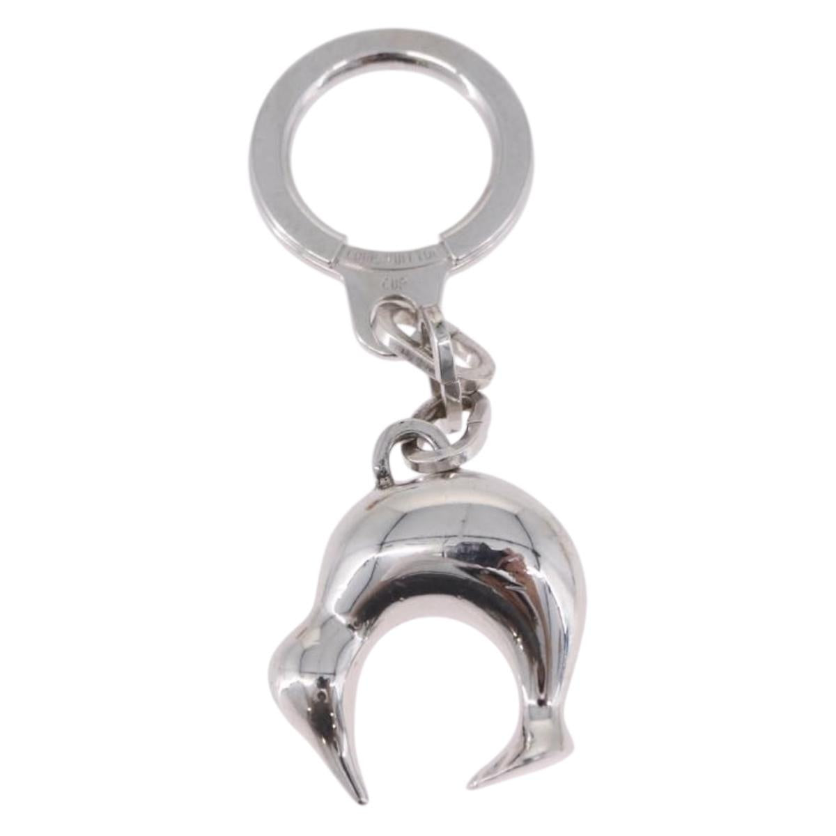 LOUIS VUITTON Porte ClesLV Cup Key Holder metal Silver LV Auth BA15234V