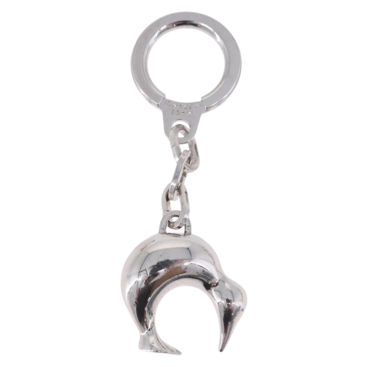LOUIS VUITTON Porte ClesLV Cup Key Holder metal Silver LV Auth BA15234V