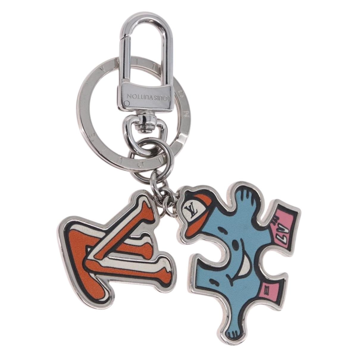LOUIS VUITTON Key Holder metal Silver MP3453 LV Auth BA15235V
