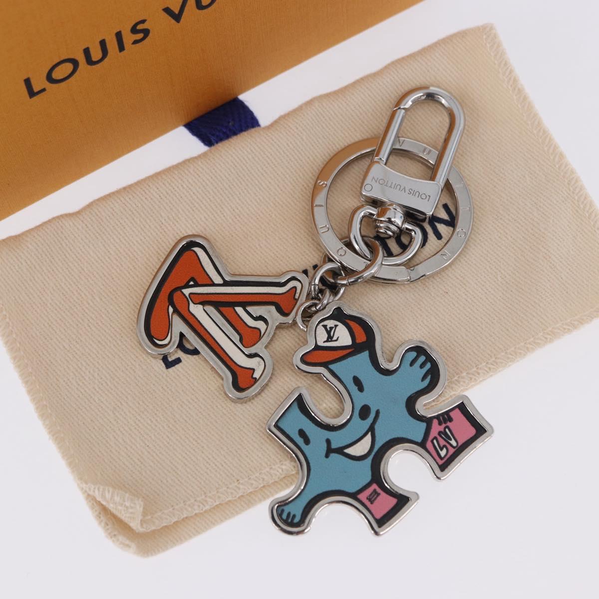 LOUIS VUITTON Key Holder metal Silver MP3453 LV Auth BA15235V