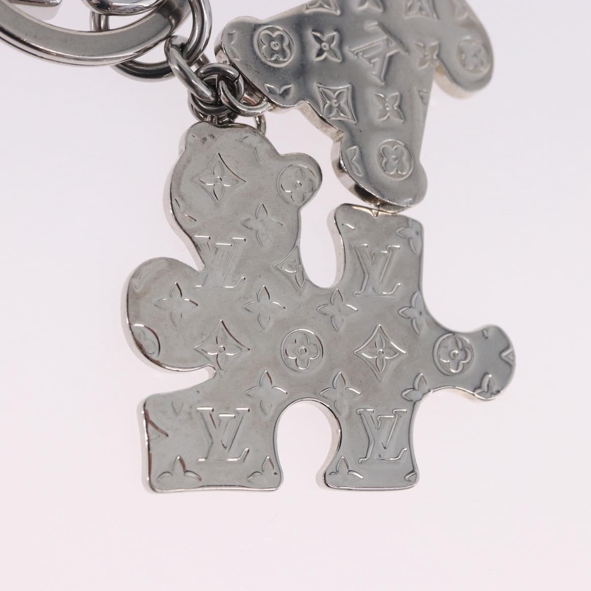LOUIS VUITTON Key Holder metal Silver MP3453 LV Auth BA15235V