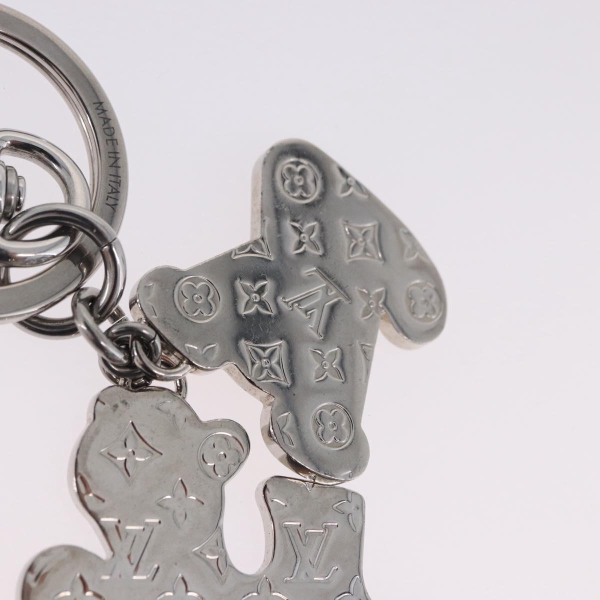 LOUIS VUITTON Key Holder metal Silver MP3453 LV Auth BA15235V