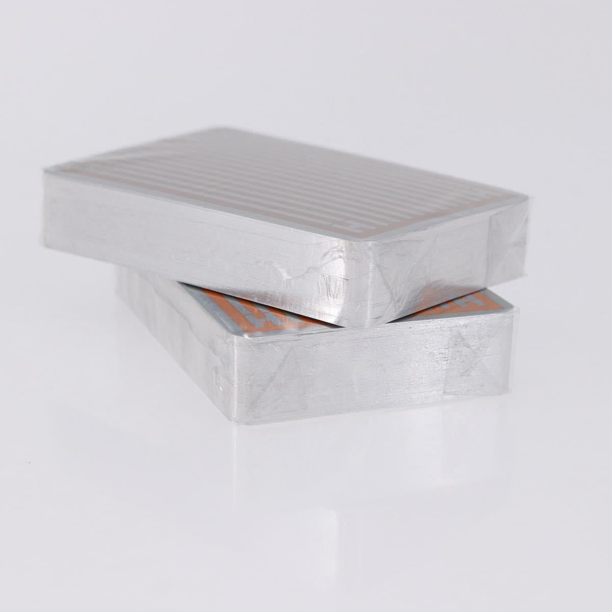 HERMES Playing Cards paper Silver Auth BA15237V