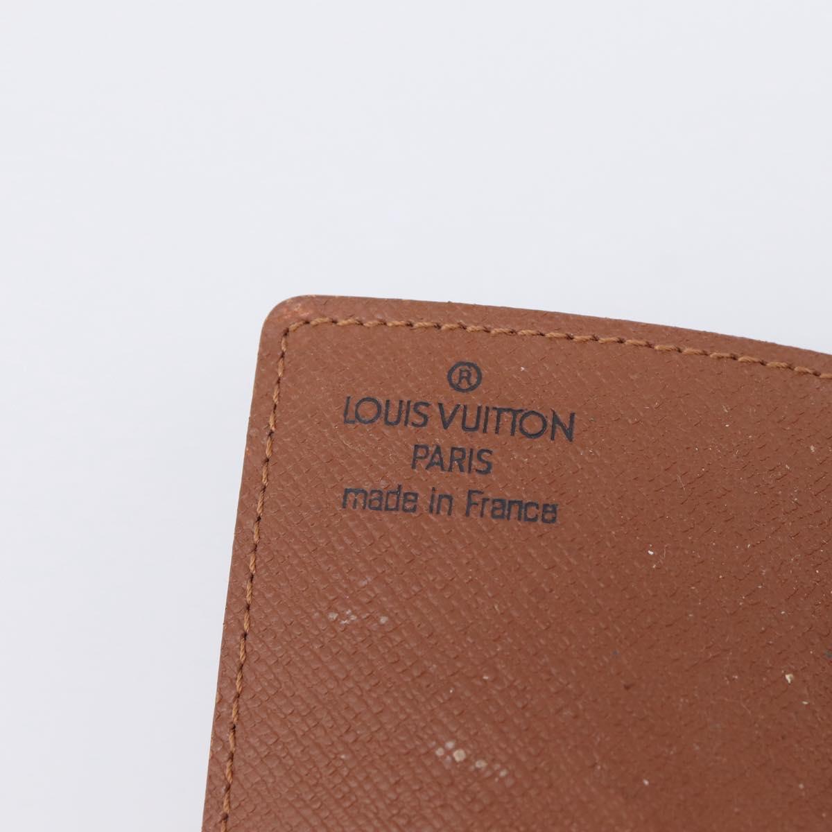 LOUIS VUITTON Monogram Porto Cartes Crdit Pression Card Case M60937 Auth BA15240