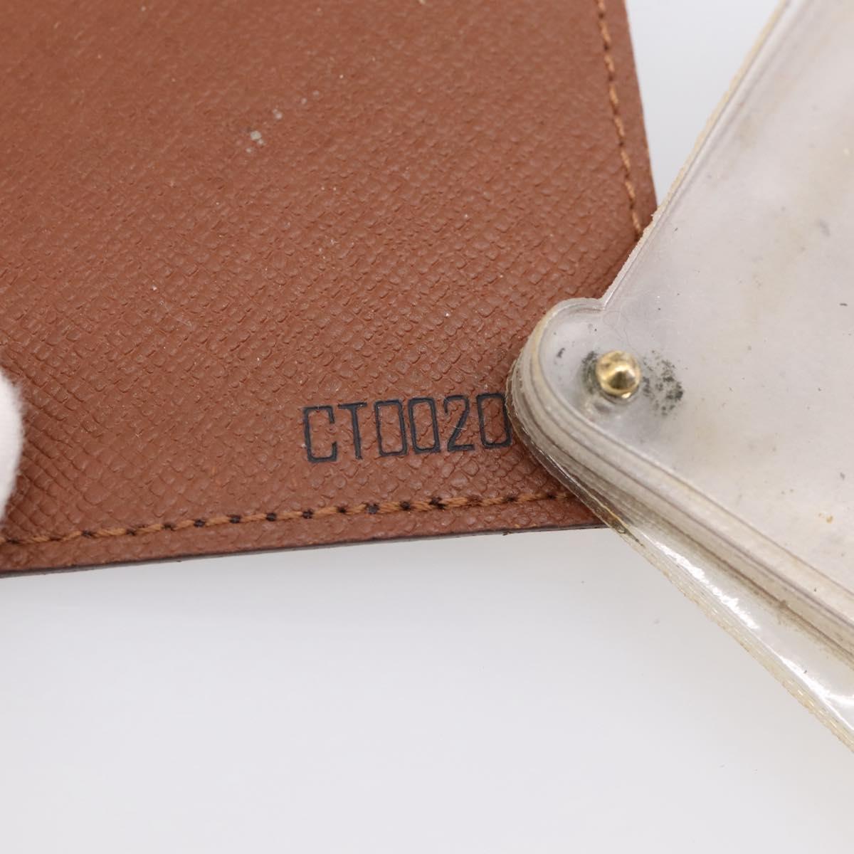 LOUIS VUITTON Monogram Porto Cartes Crdit Pression Card Case M60937 Auth BA15240