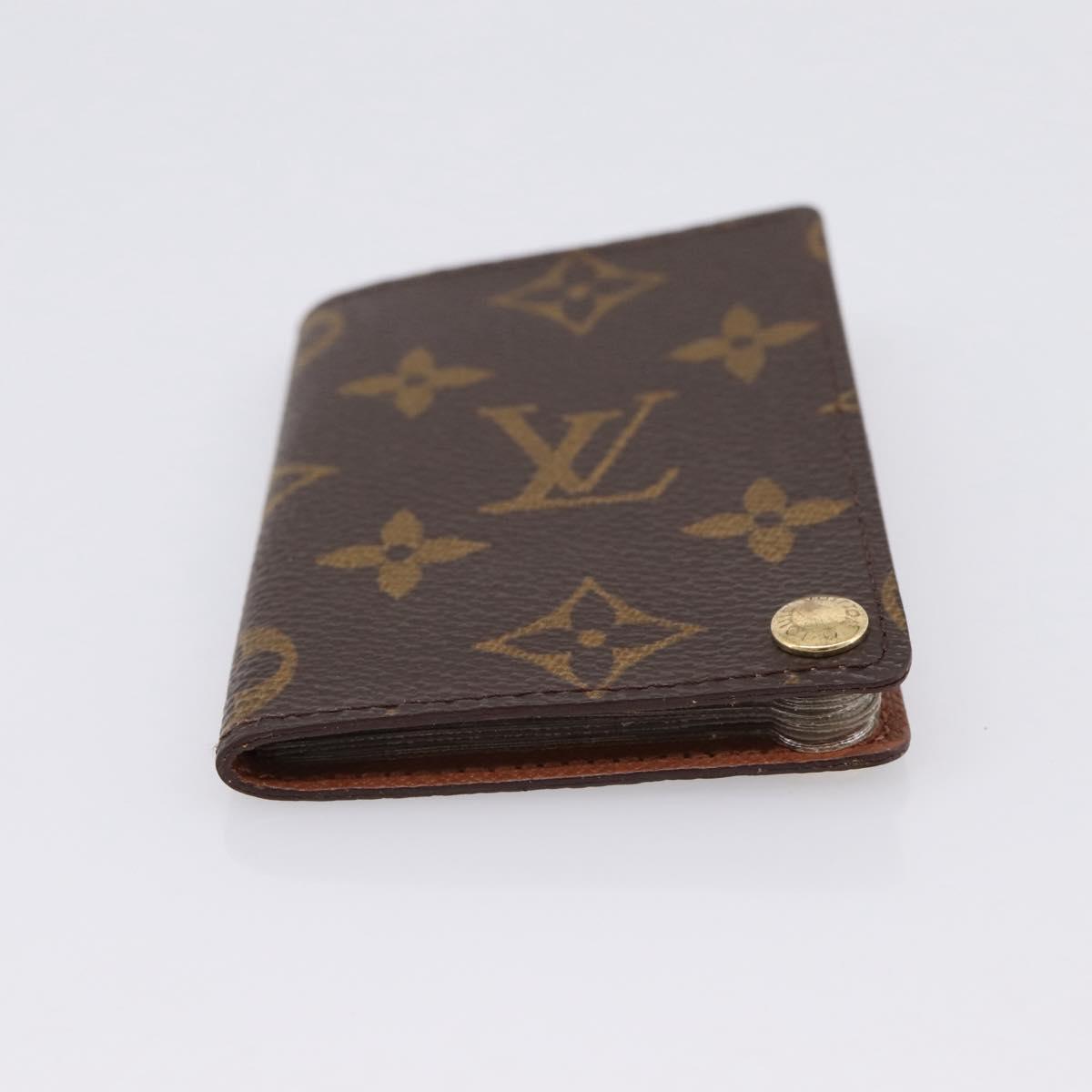 LOUIS VUITTON Monogram Porto Cartes Crdit Pression Card Case M60937 Auth BA15240