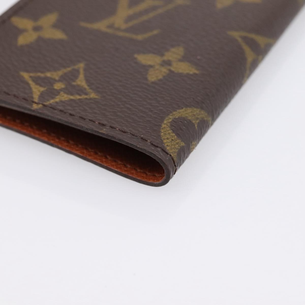 LOUIS VUITTON Monogram Porto Cartes Crdit Pression Card Case M60937 Auth BA15241