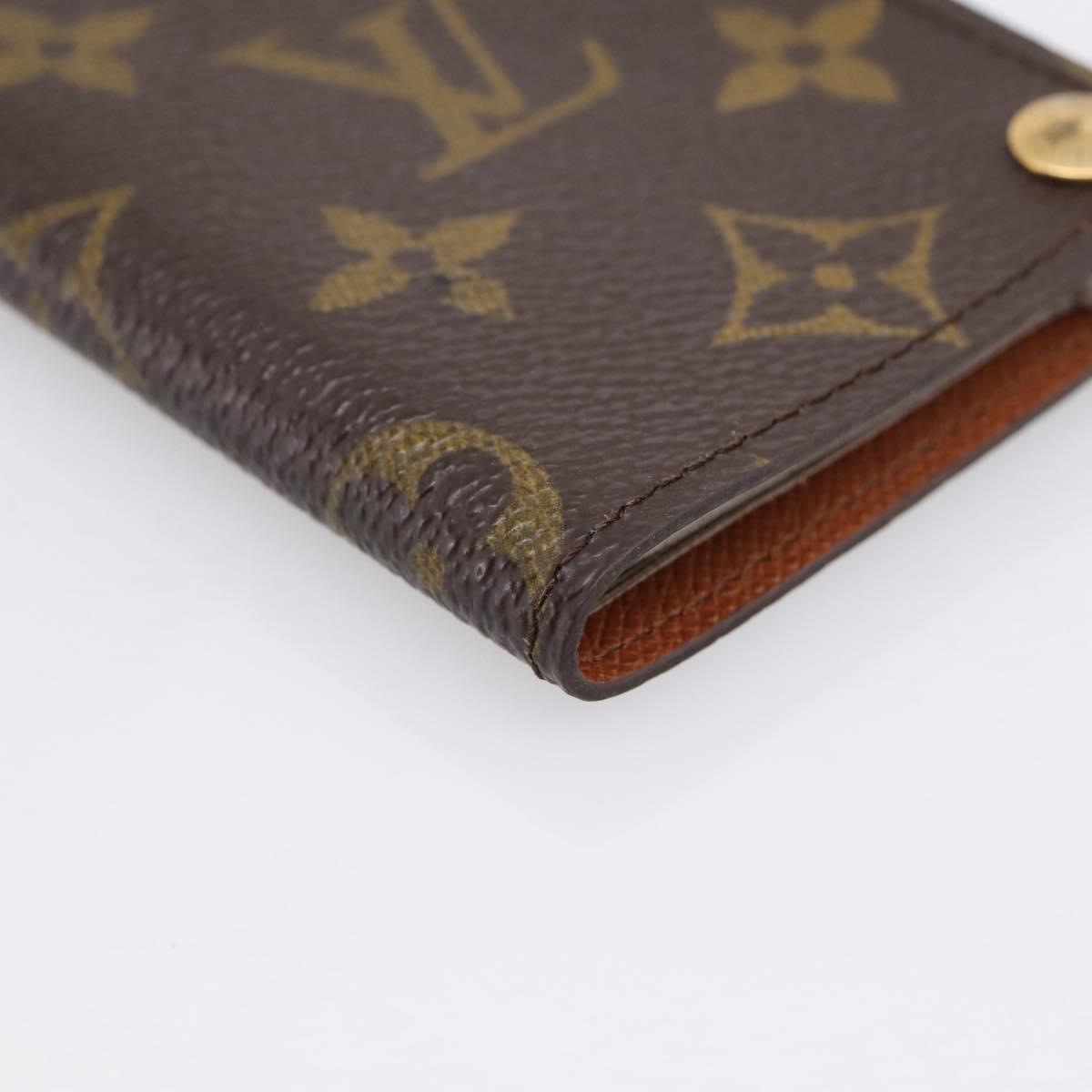 LOUIS VUITTON Monogram Porto Cartes Crdit Pression Card Case M60937 Auth BA15241