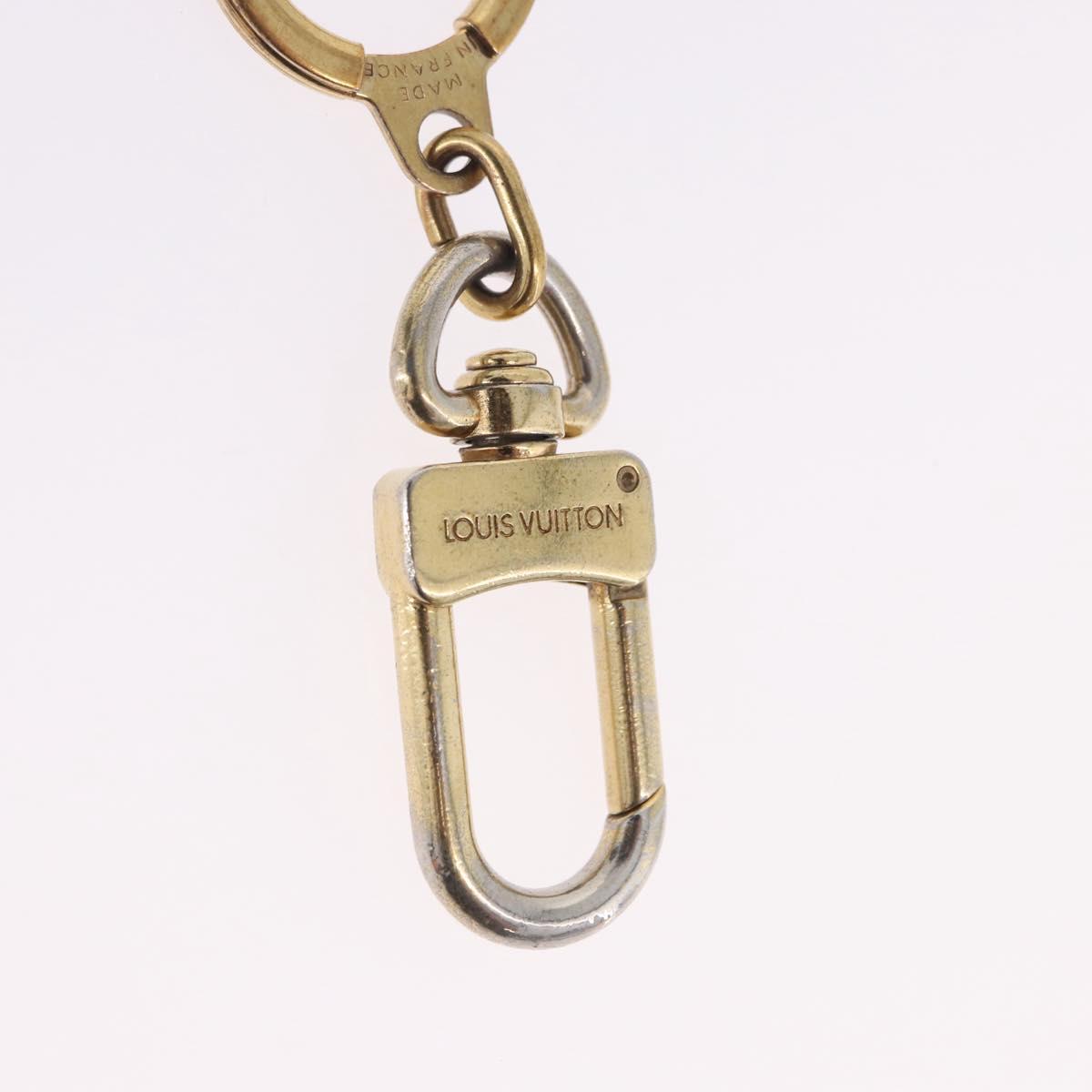 LOUIS VUITTON Anneau Cles Key Holder metal 2 Set Gold Tone M62698 Auth BA15243