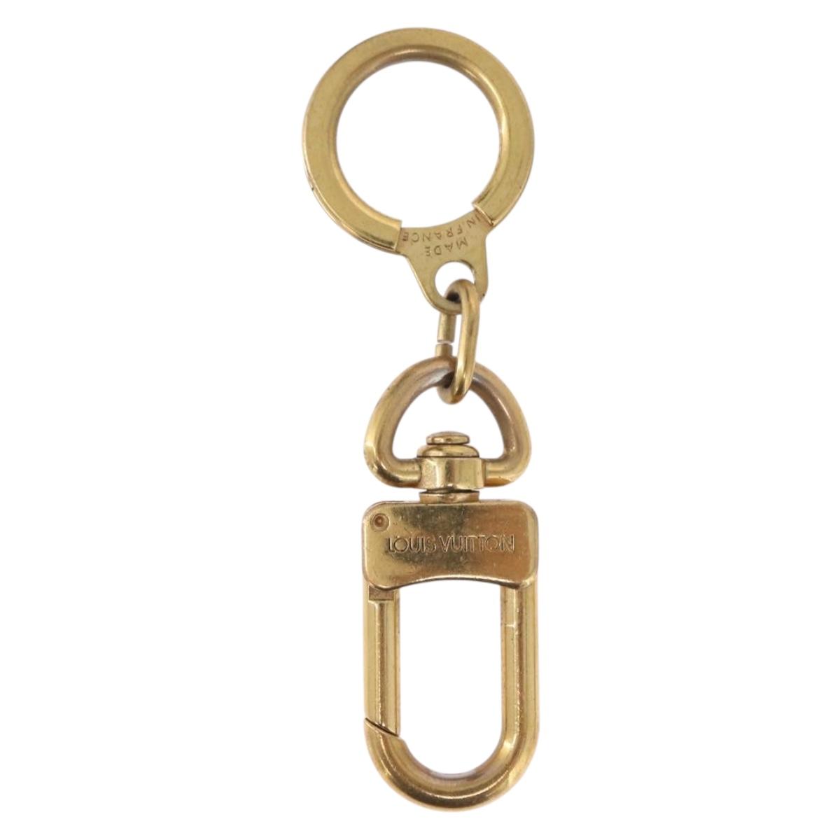 LOUIS VUITTON Anneau Cles Key Holder metal 2 Set Gold Tone M62698 Auth BA15243