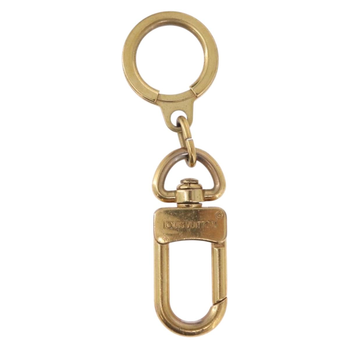 LOUIS VUITTON Anneau Cles Key Holder metal 2 Set Gold Tone M62698 Auth BA15243