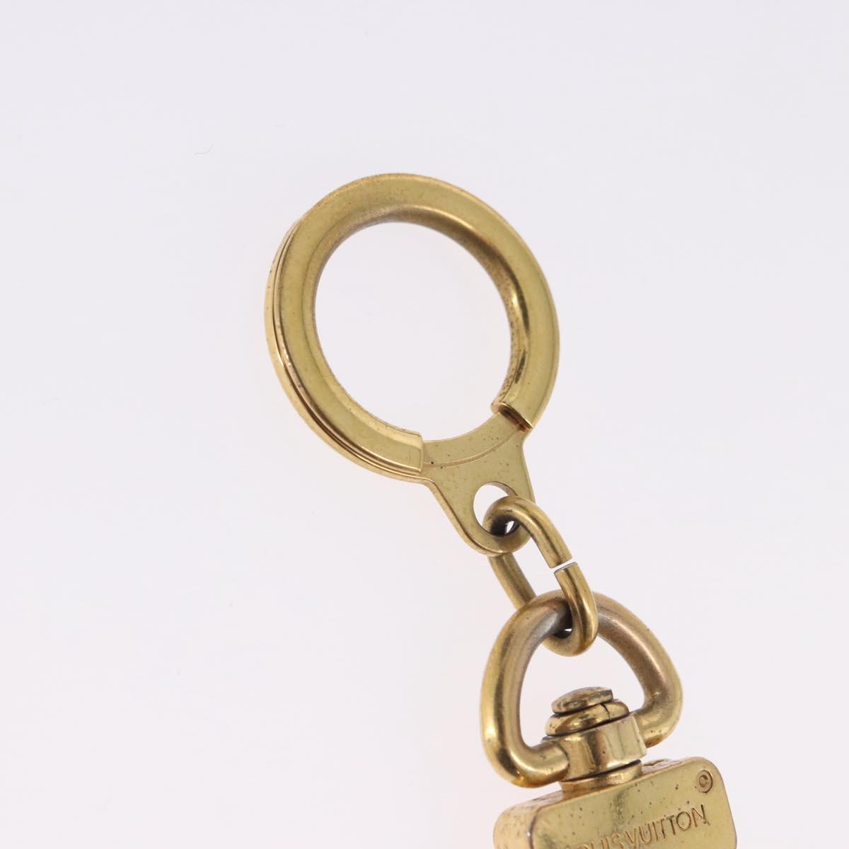 LOUIS VUITTON Anneau Cles Key Holder metal 2 Set Gold Tone M62698 Auth BA15243