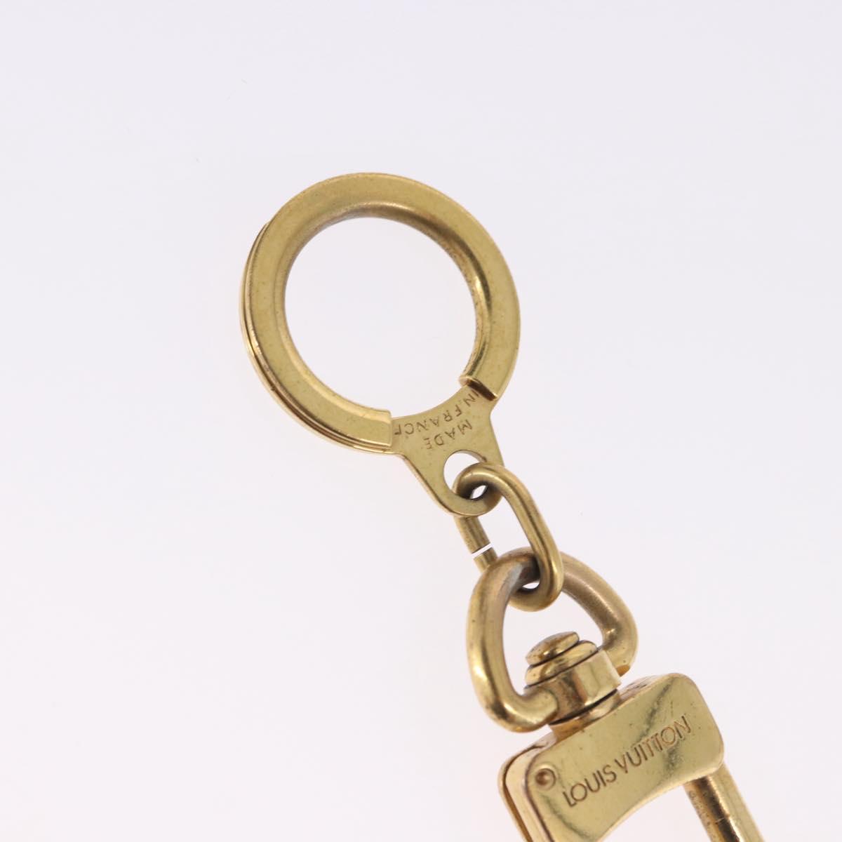 LOUIS VUITTON Anneau Cles Key Holder metal 2 Set Gold Tone M62698 Auth BA15243