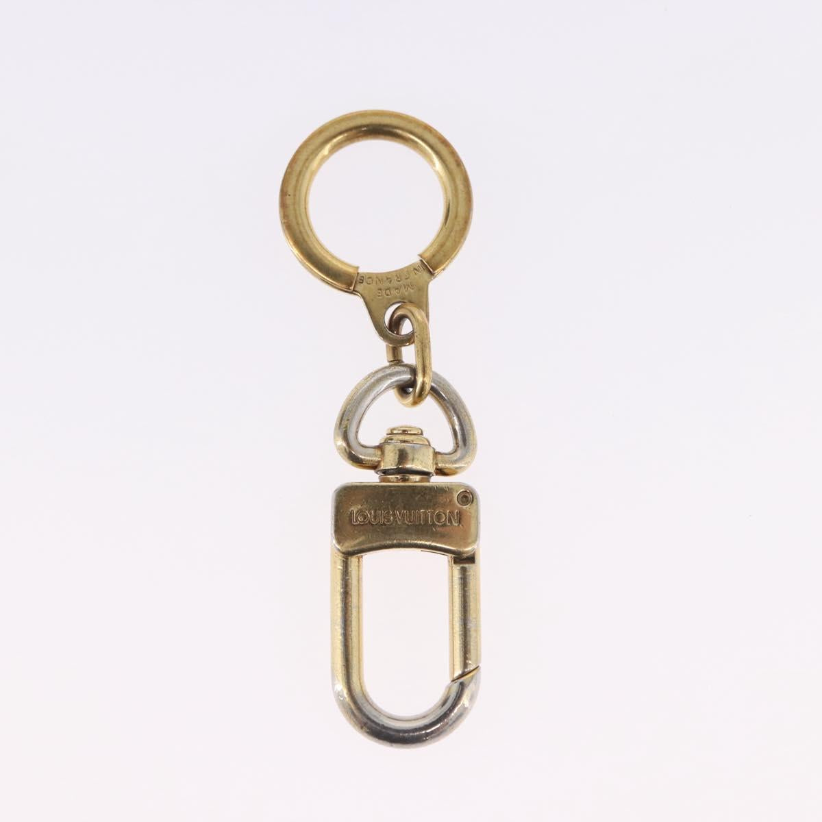 LOUIS VUITTON Anneau Cles Key Holder metal 2 Set Gold Tone M62698 Auth BA15243