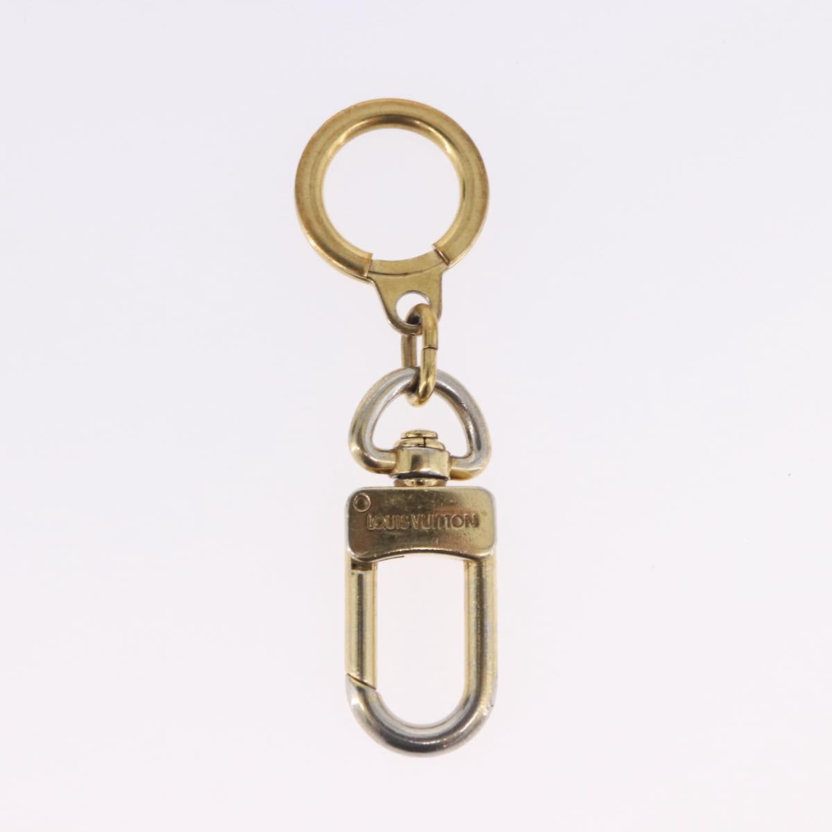 LOUIS VUITTON Anneau Cles Key Holder metal 2 Set Gold Tone M62698 Auth BA15243