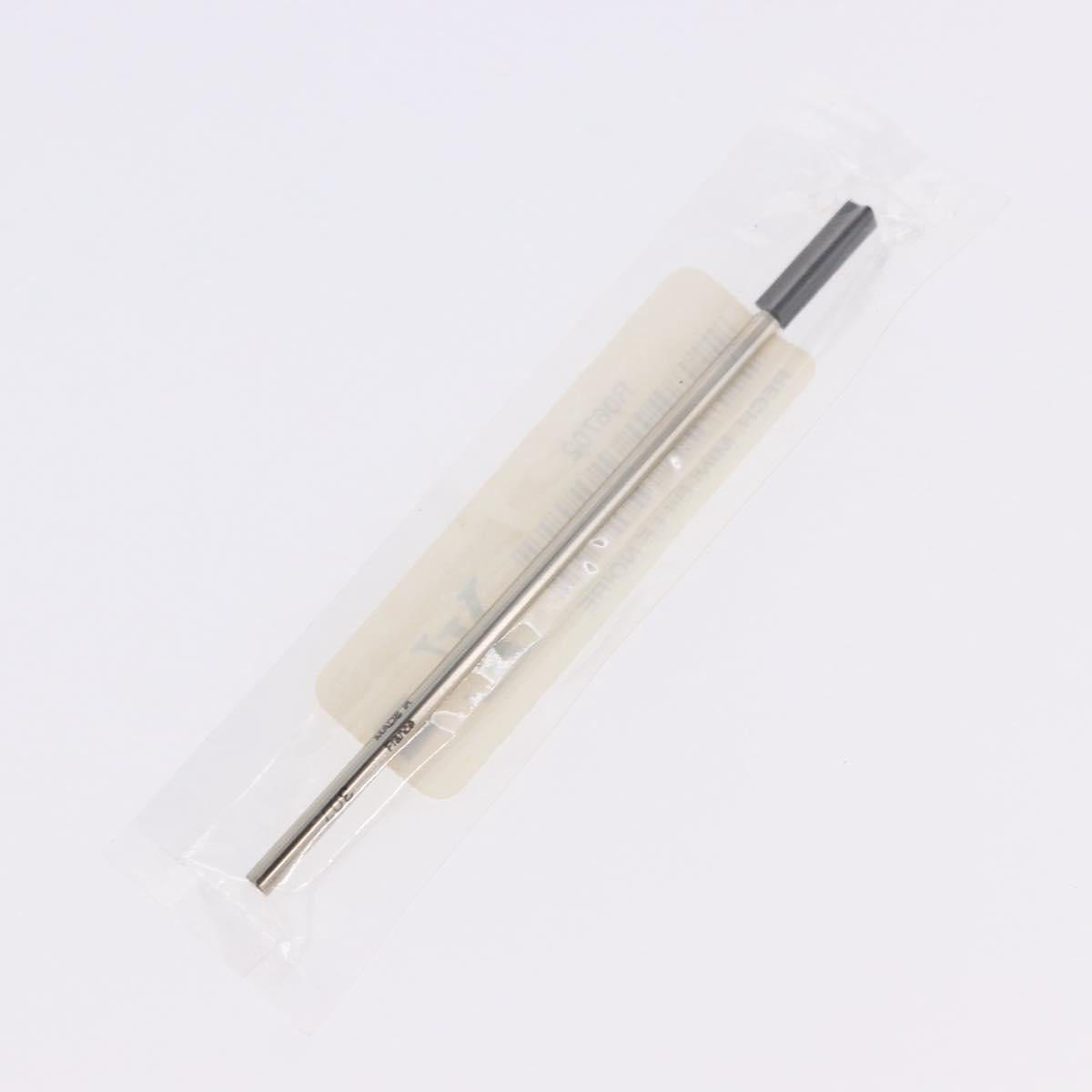 LOUIS VUITTON Styro Agenda Ballpoint Pen metal Silver LV Auth BA15245