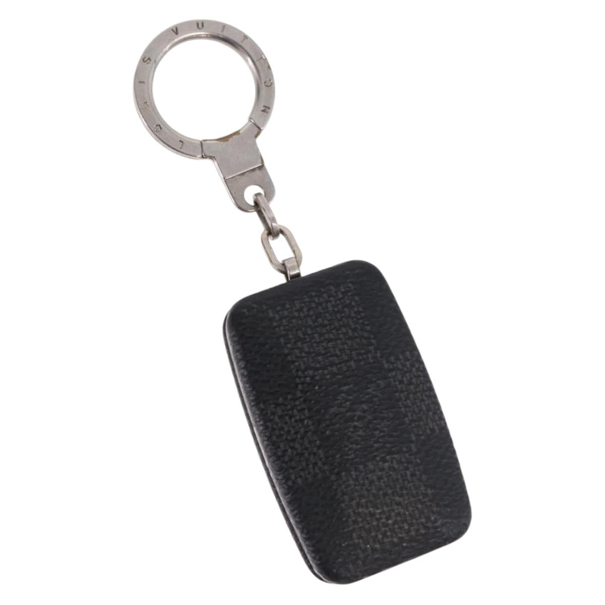 LOUIS VUITTON Damier Graphite Astropill Key Holder M66123 LV Auth BA15249