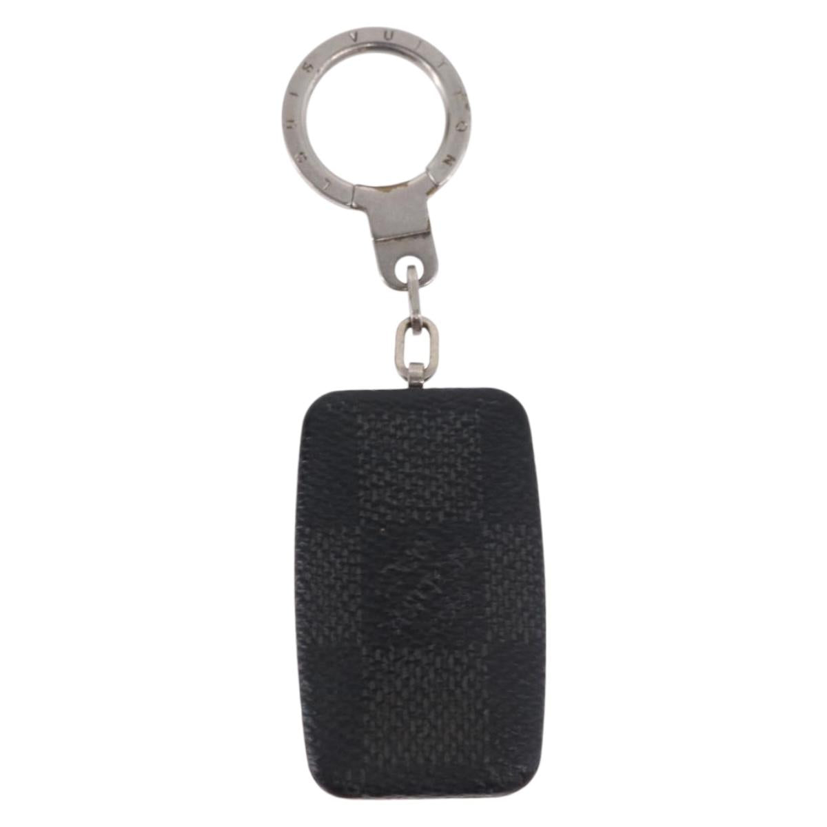 LOUIS VUITTON Damier Graphite Astropill Key Holder M66123 LV Auth BA15249