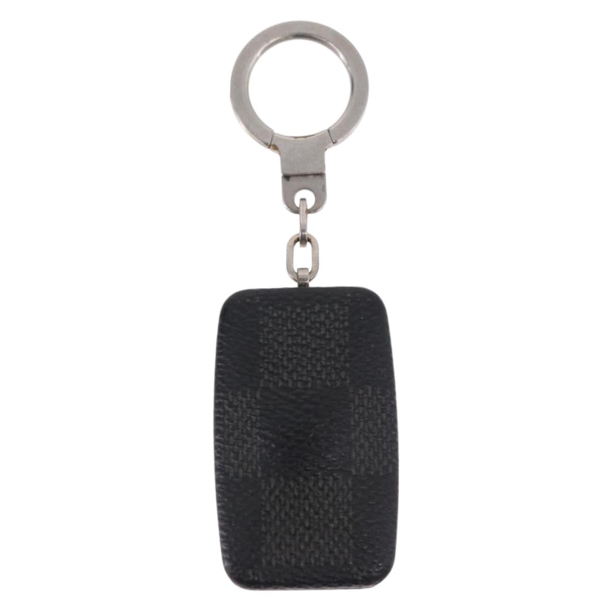 LOUIS VUITTON Damier Graphite Astropill Key Holder M66123 LV Auth BA15249