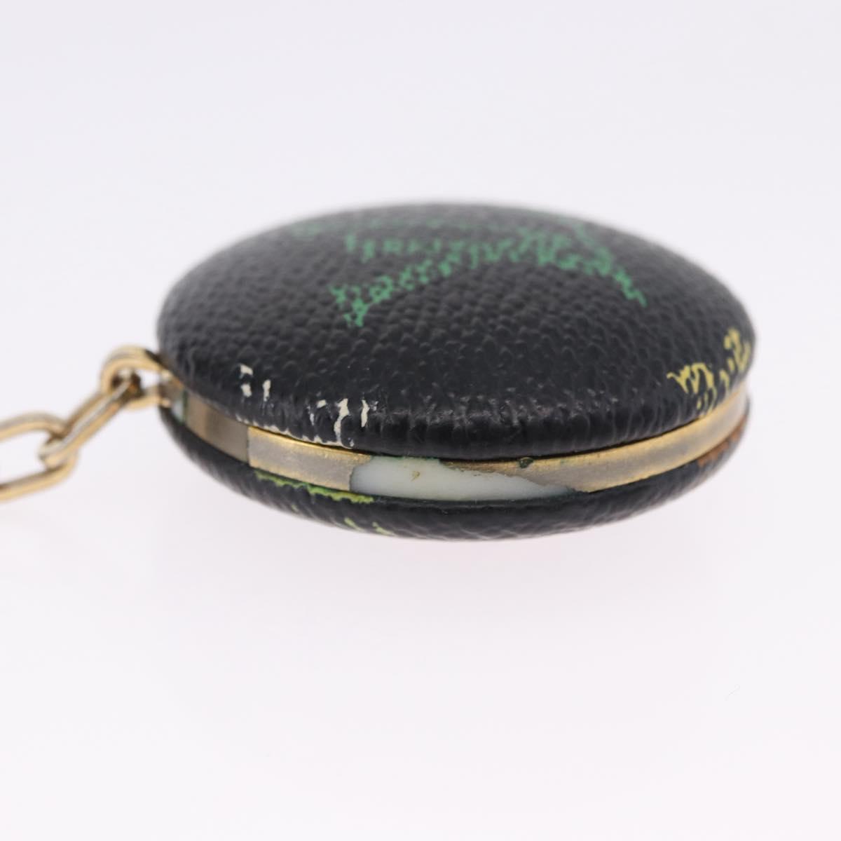 LOUIS VUITTON Monogram Multicolor Astropill Key Holder Black M51912 Auth BA15250