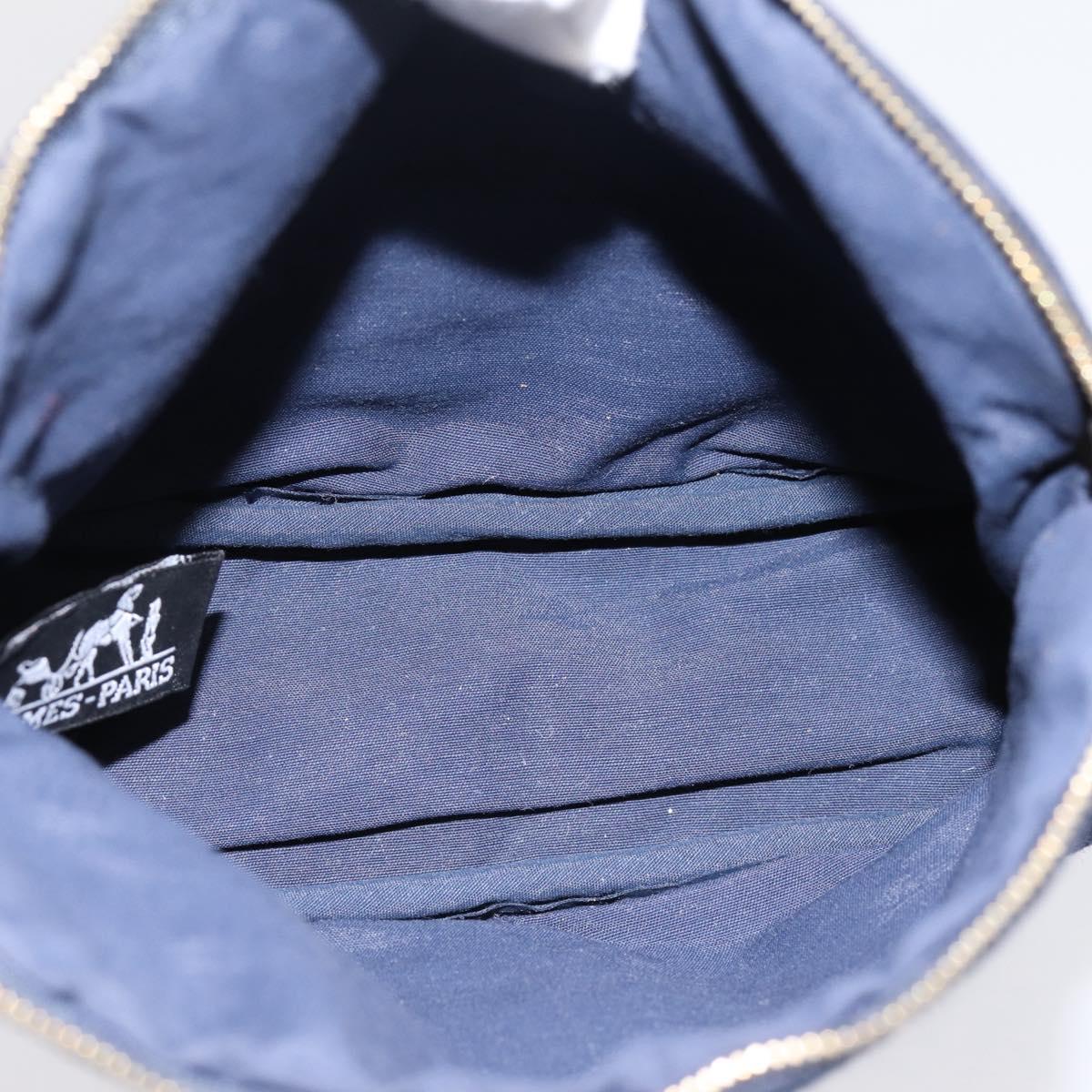 HERMES Bolide PM Pouch Cotton Navy Auth BA15256A
