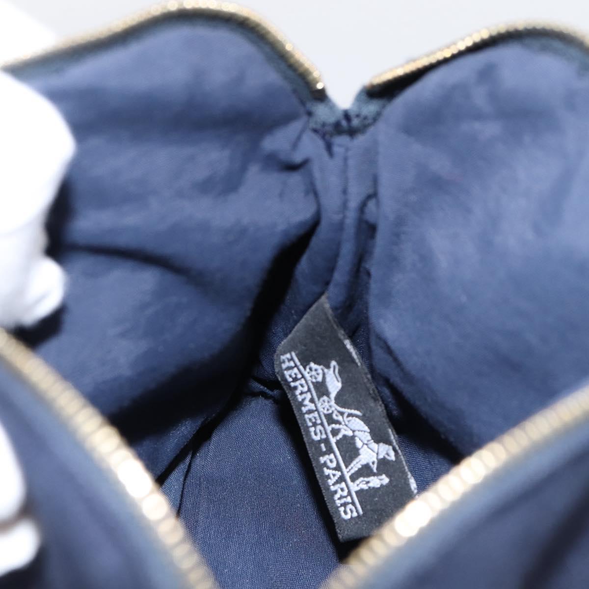 HERMES Bolide PM Pouch Cotton Navy Auth BA15256A