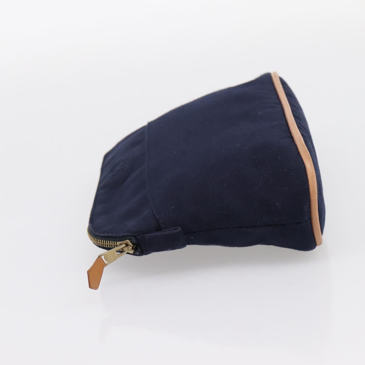 HERMES Bolide PM Pouch Cotton Navy Auth BA15256A