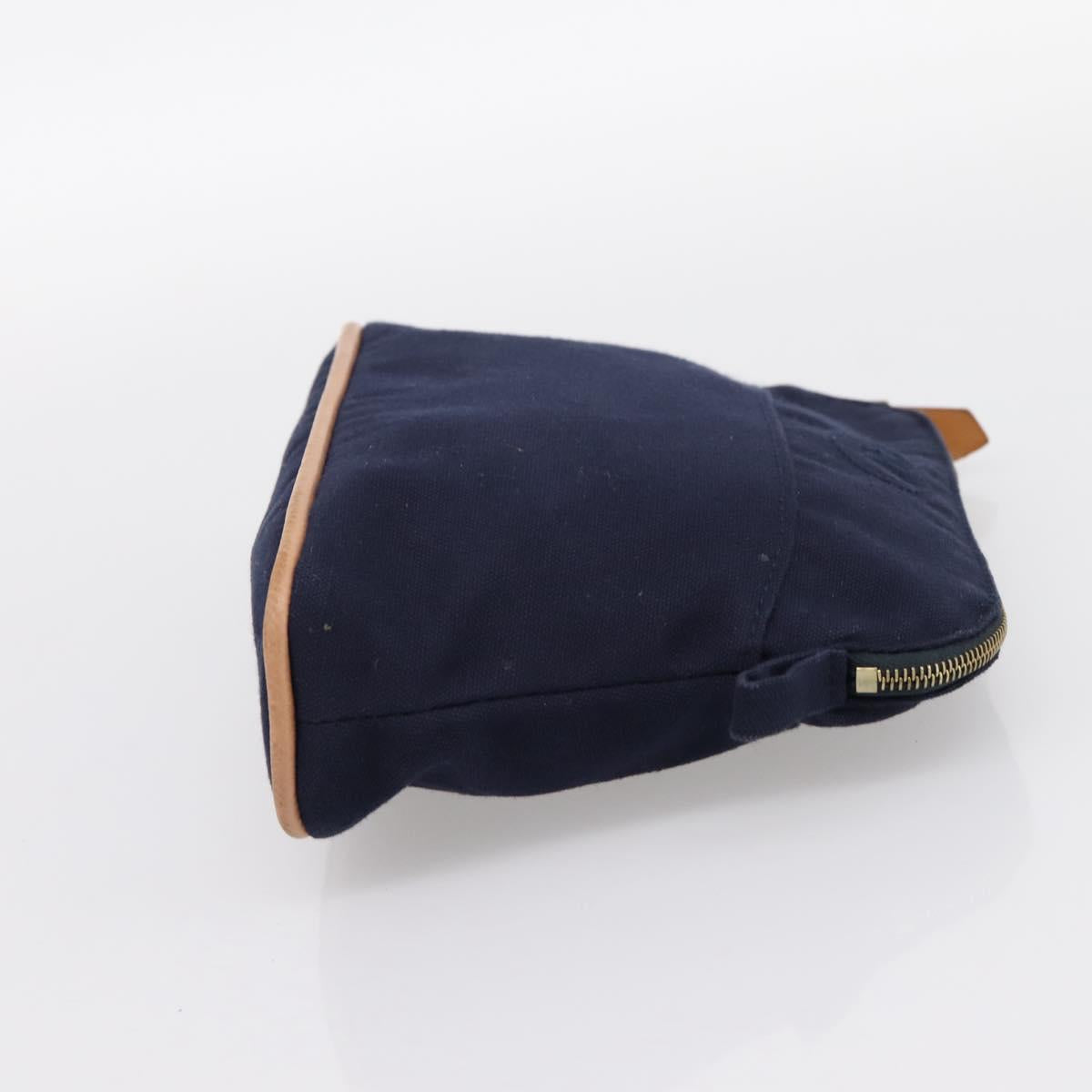 HERMES Bolide PM Pouch Cotton Navy Auth BA15256A