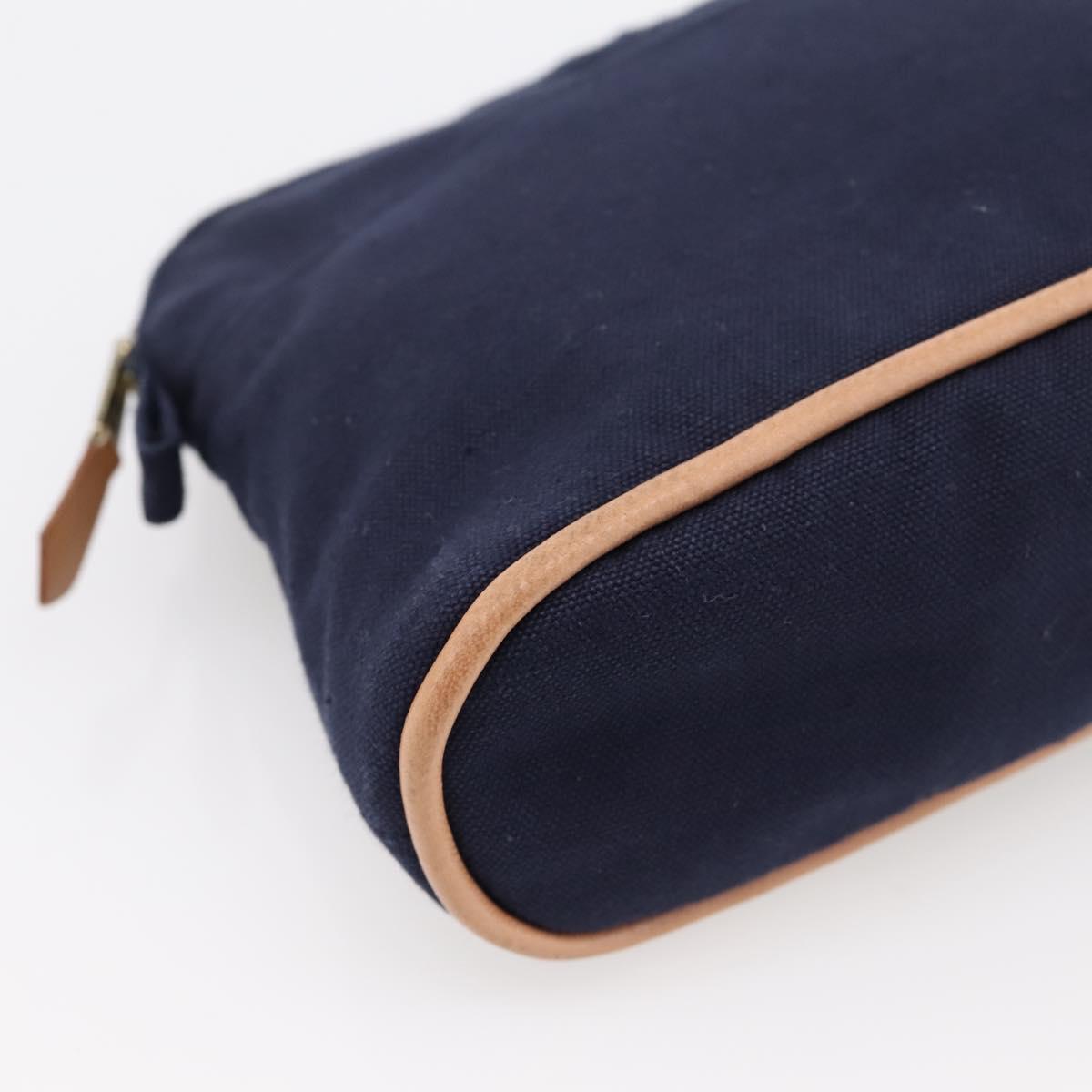 HERMES Bolide PM Pouch Cotton Navy Auth BA15256A