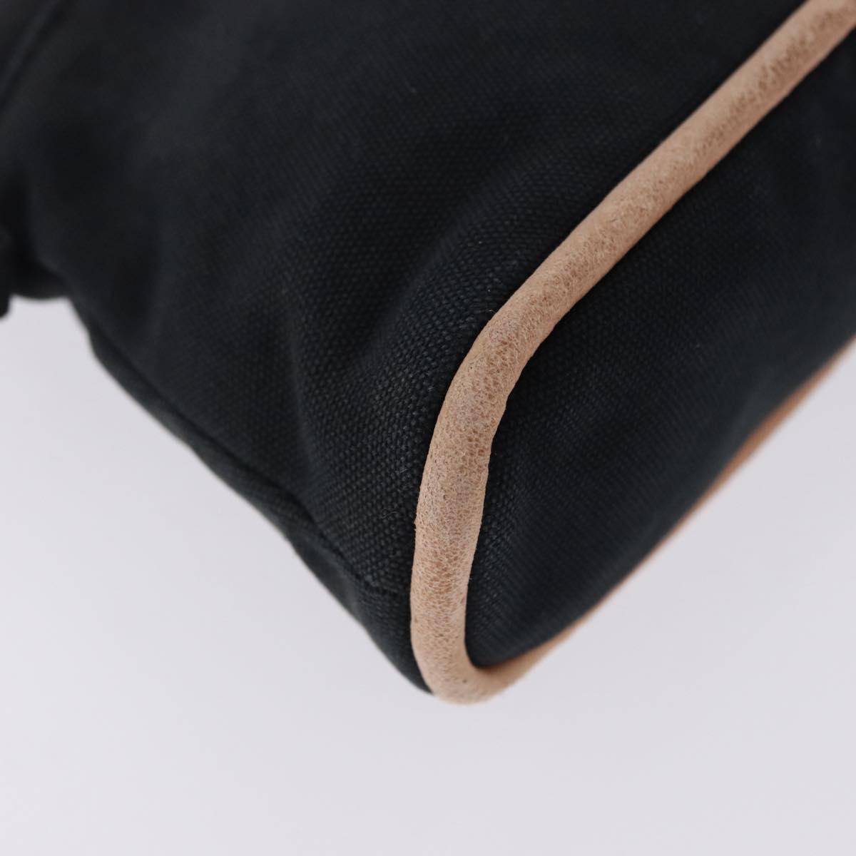 HERMES Bolide PM Pouch Cotton Black Auth BA15257