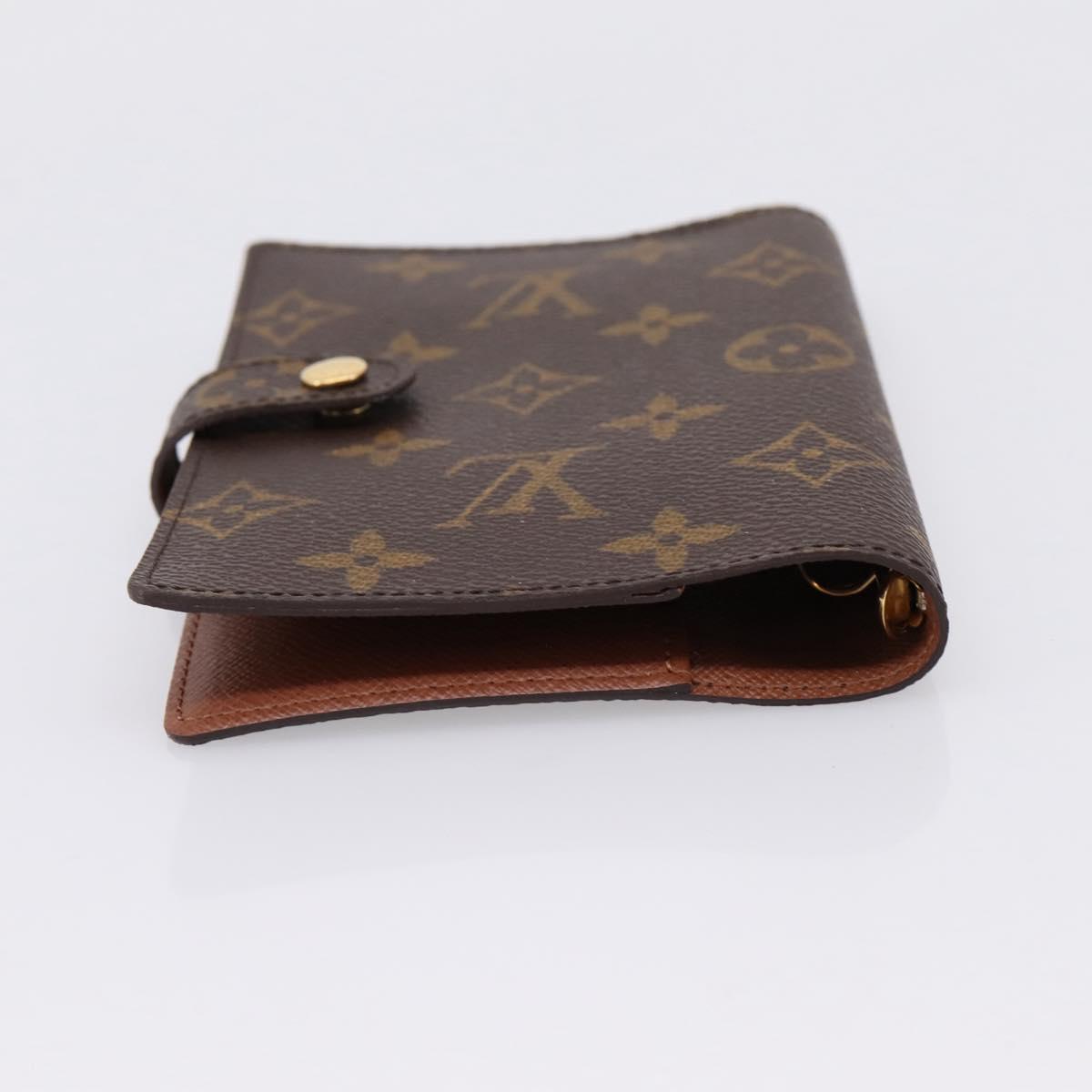 LOUIS VUITTON Monogram Agenda PM Day Planner Cover R20005 LV Auth BA15259A