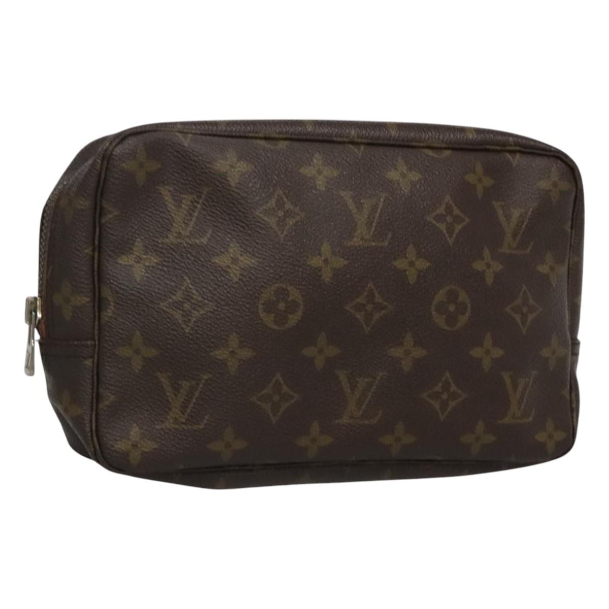 LOUIS VUITTON Monogram Trousse Toilette 23 Clutch Bag M47524 LV Auth BA1526