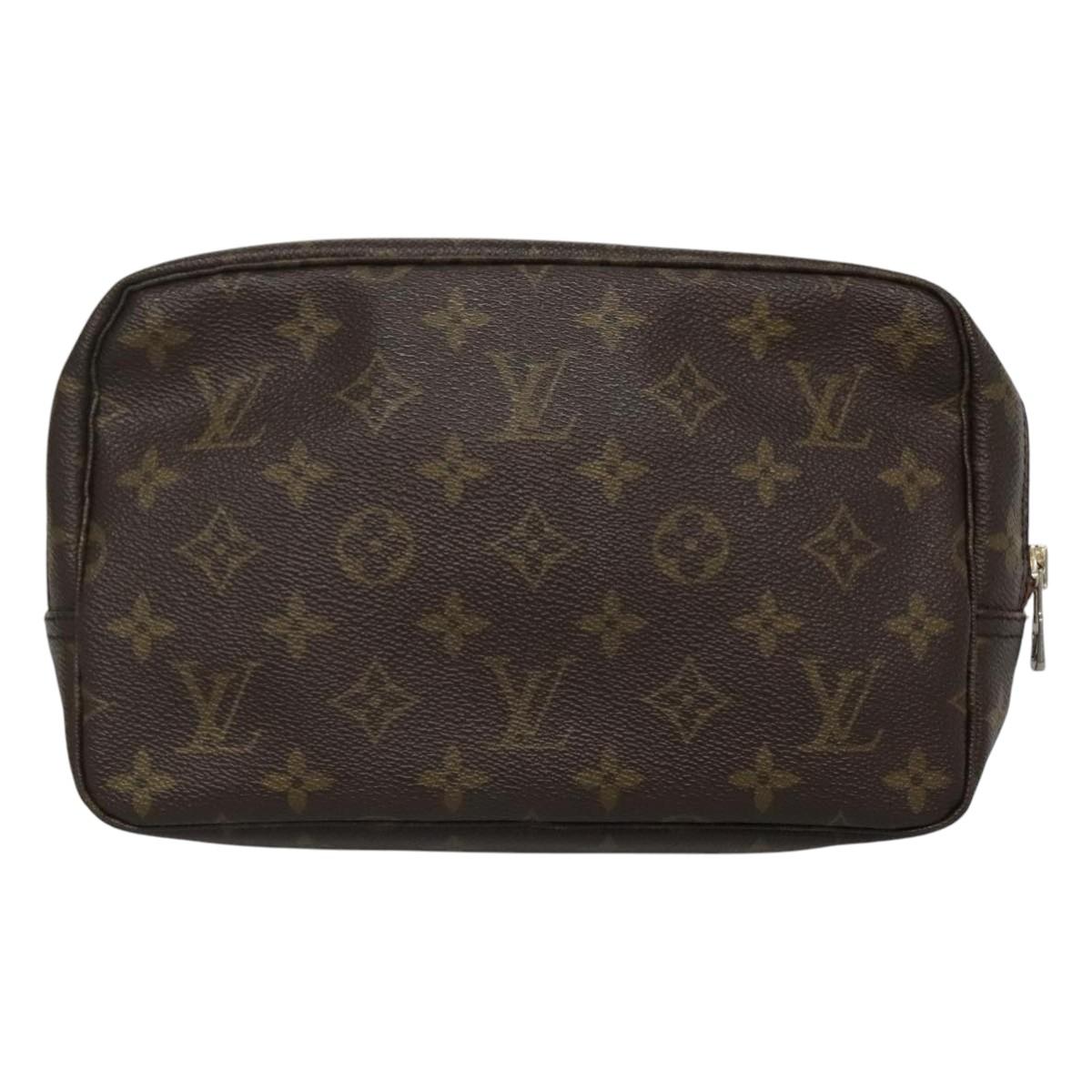 LOUIS VUITTON Monogram Trousse Toilette 23 Clutch Bag M47524 LV Auth BA1526