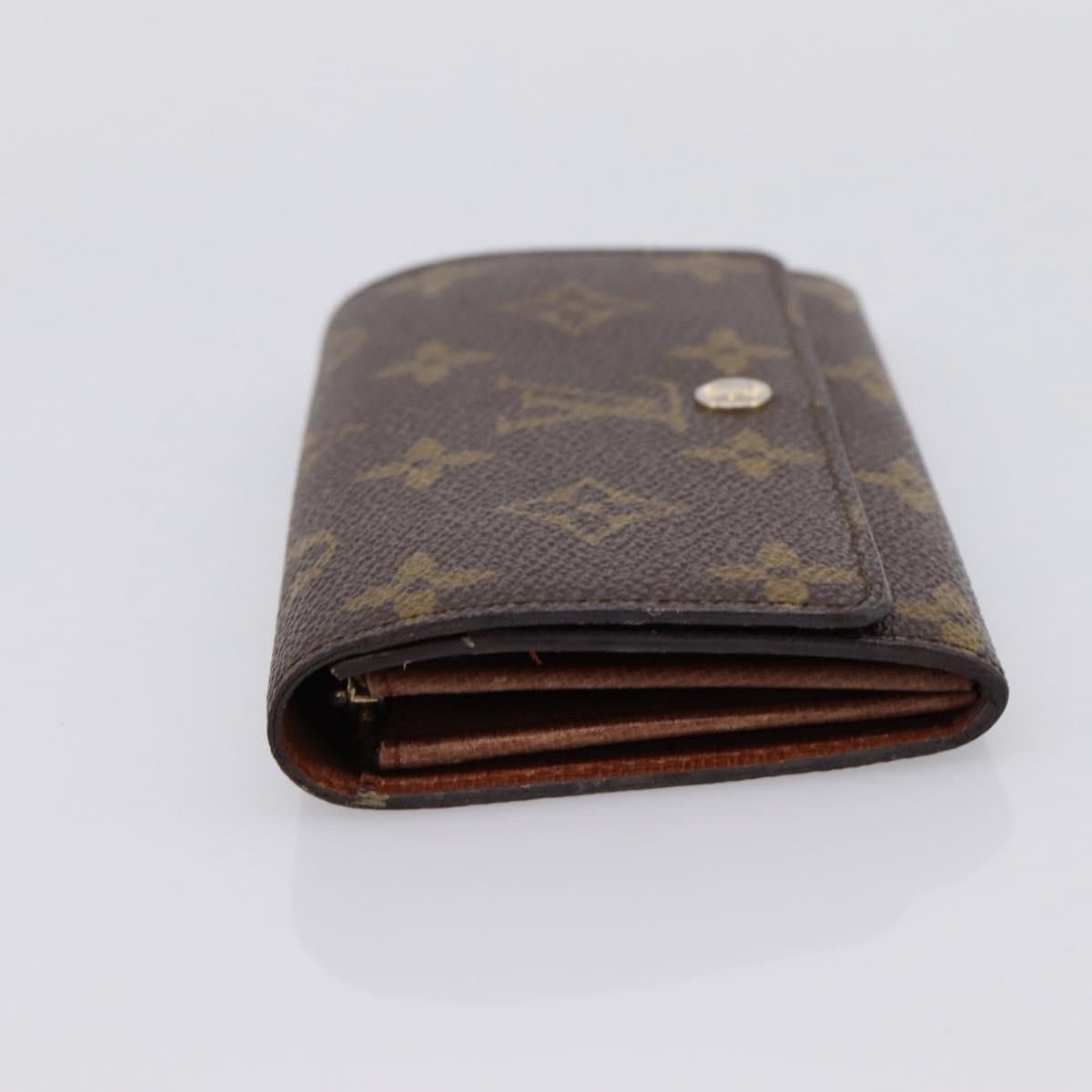 LOUIS VUITTON Monogram Porte Monnaie Billets Tresor Wallet M61730 Auth BA15260