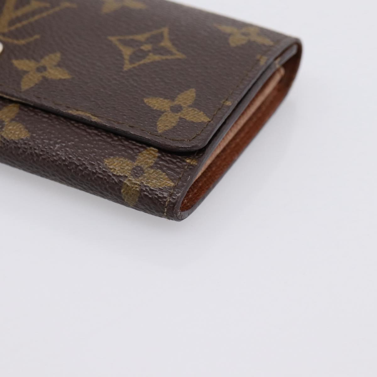 LOUIS VUITTON Monogram Porte Monnaie Billets Tresor Wallet M61730 Auth BA15260