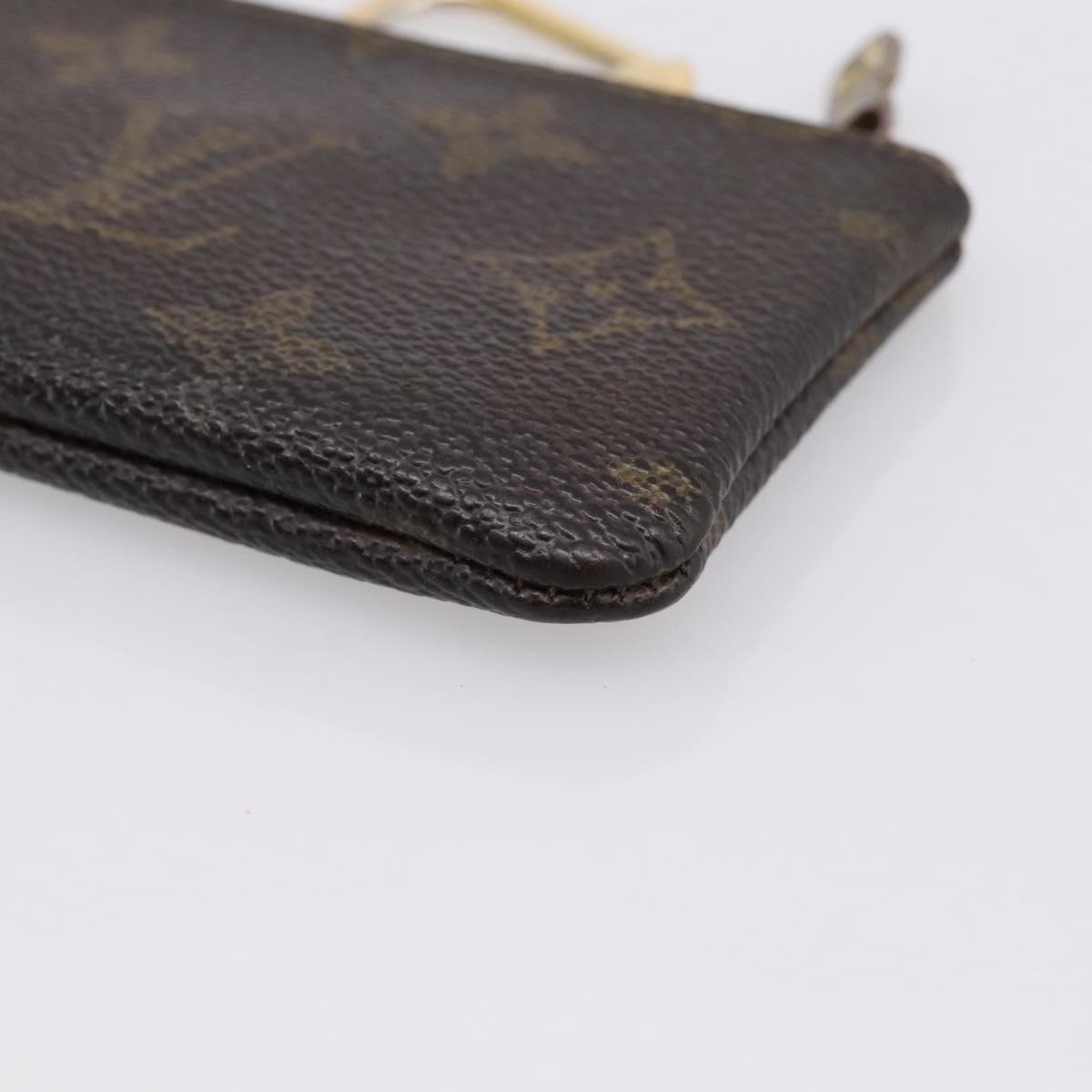 LOUIS VUITTON Monogram Pochette Cles Coin Purse M60033 LV Auth BA15261