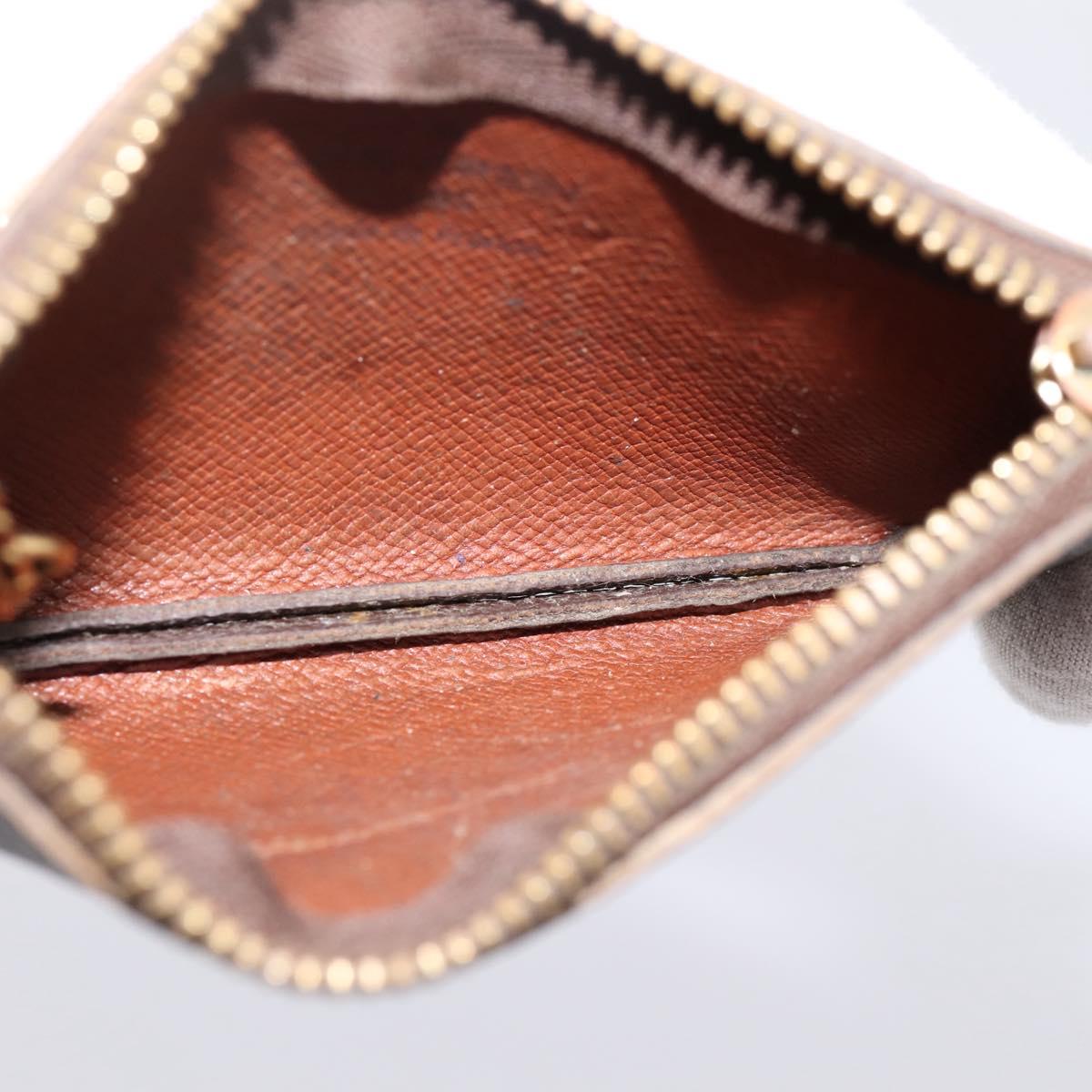 LOUIS VUITTON Monogram Pochette Cles Coin Purse M60033 LV Auth BA15261