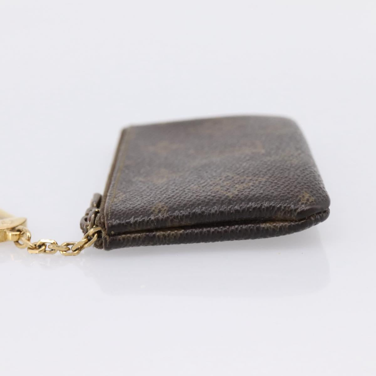 LOUIS VUITTON Monogram Pochette Cles Coin Purse M60033 LV Auth BA15261