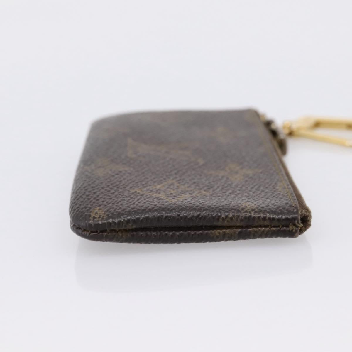 LOUIS VUITTON Monogram Pochette Cles Coin Purse M60033 LV Auth BA15261