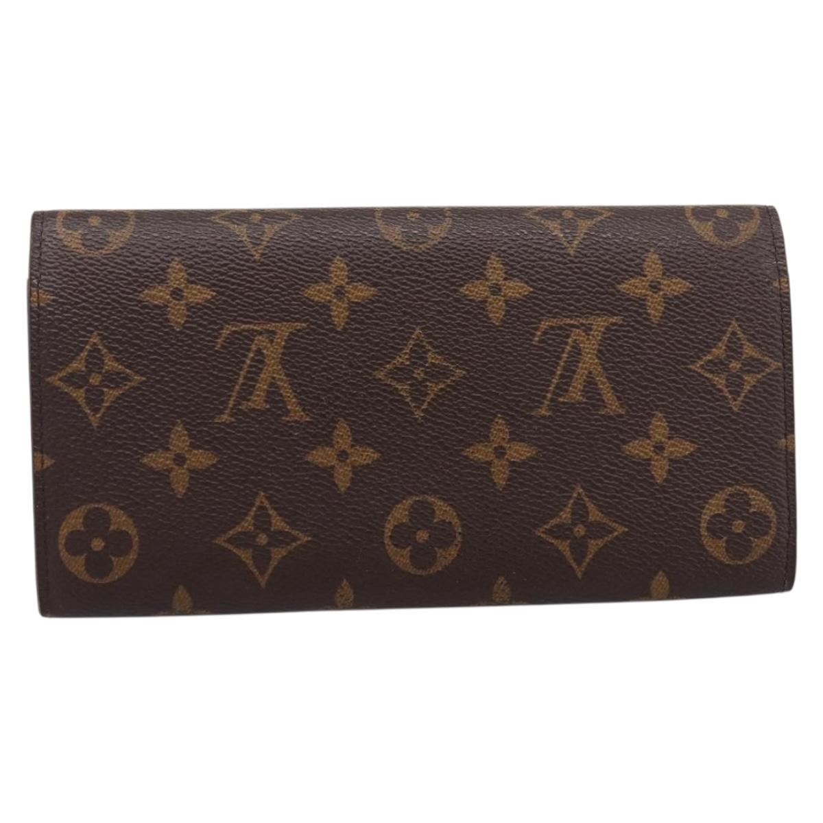 LOUIS VUITTON Monogram Portefeuille Emilie Wallet Fuchsia M60697 Auth BA15262