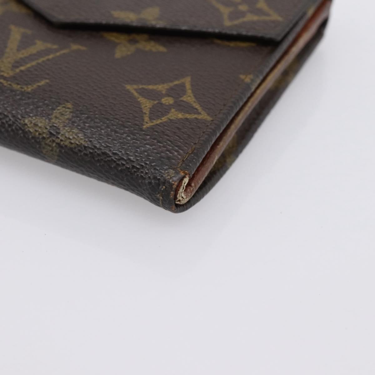 LOUIS VUITTON Monogram Porte Monnaie Bier Cartes Crdit M61660 LV Auth BA15264