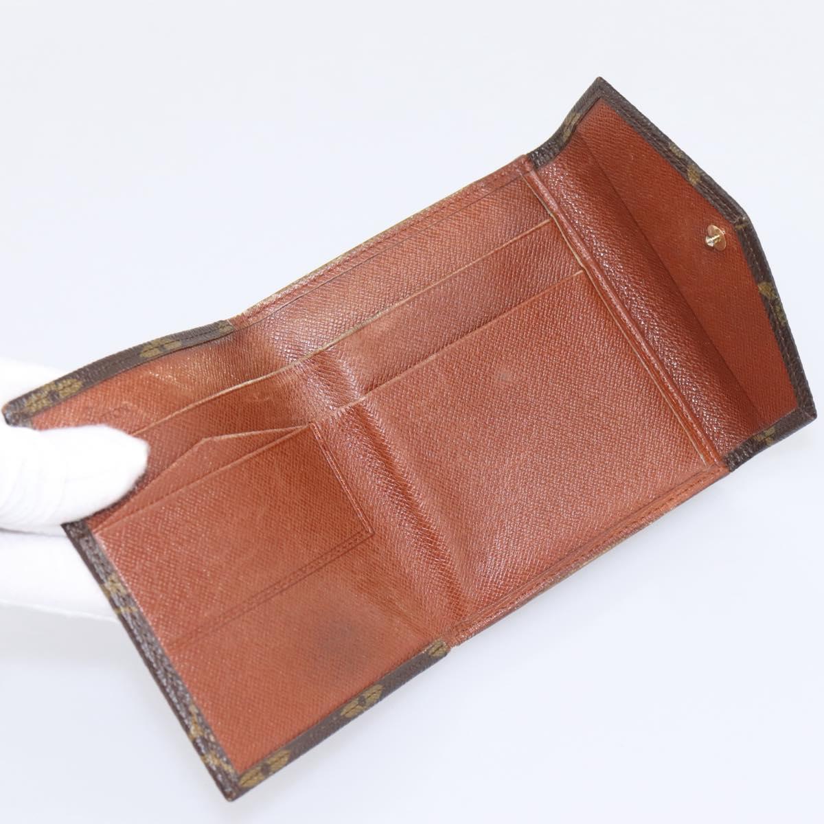 LOUIS VUITTON Monogram Porte Monnaie Bier Cartes Crdit M61660 LV Auth BA15264