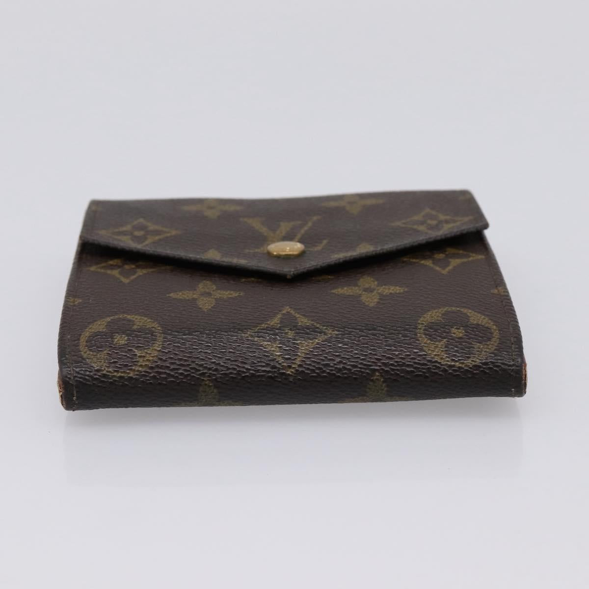 LOUIS VUITTON Monogram Porte Monnaie Bier Cartes Crdit M61660 LV Auth BA15264