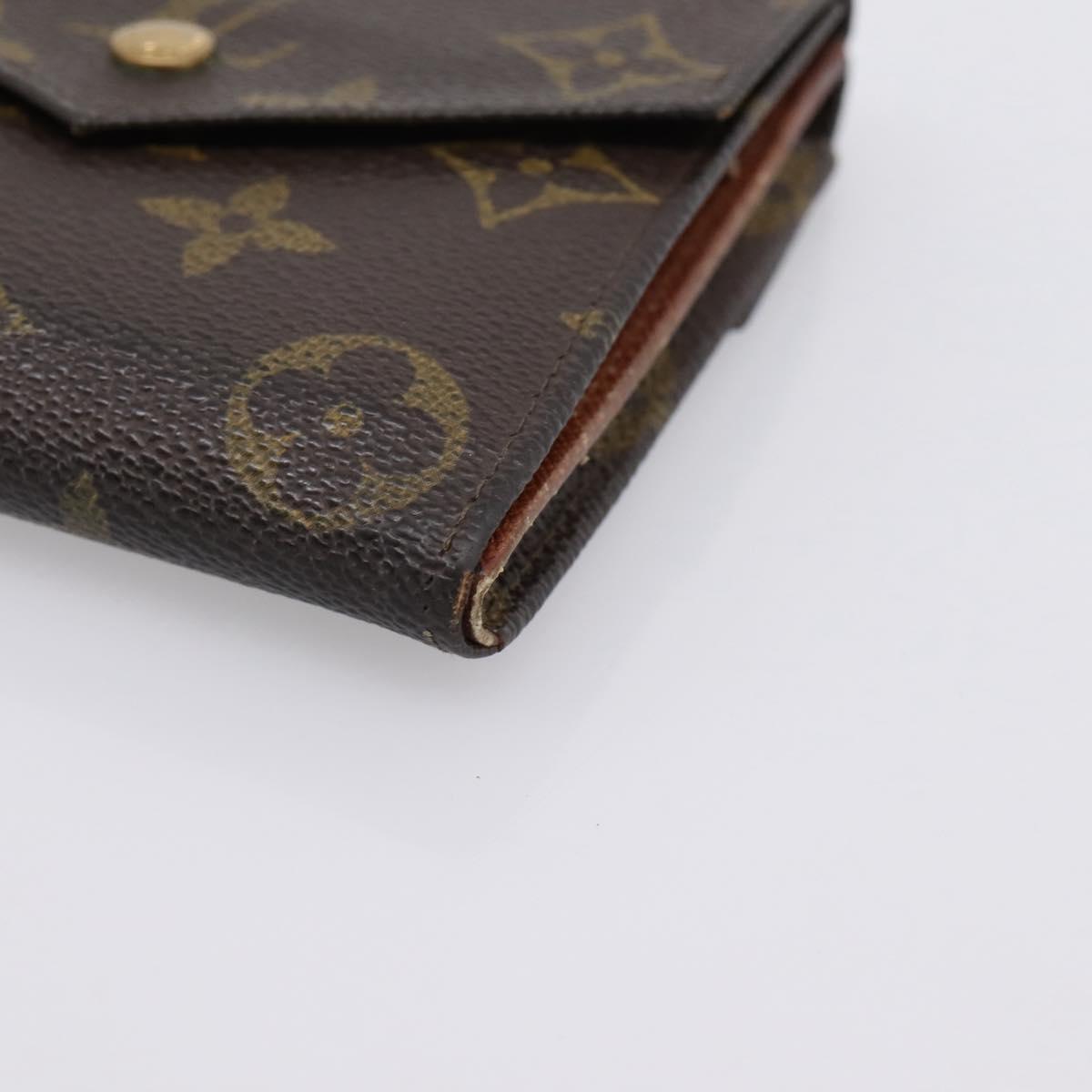LOUIS VUITTON Monogram Porte Monnaie Bier Cartes Crdit M61660 LV Auth BA15264