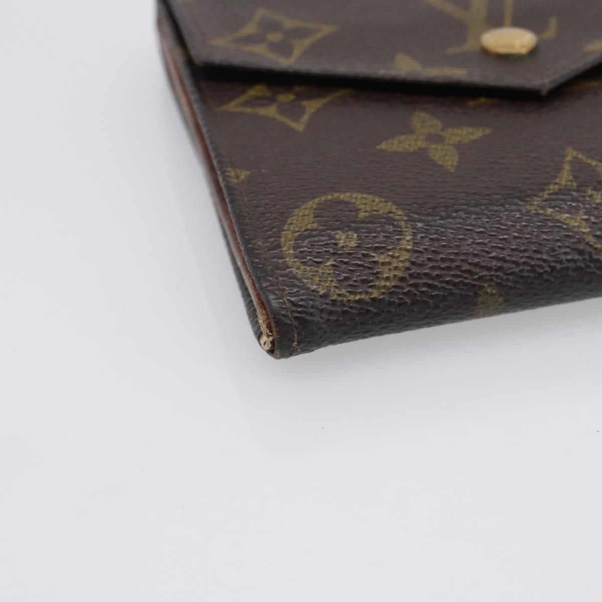 LOUIS VUITTON Monogram Porte Monnaie Bier Cartes Crdit M61660 LV Auth BA15264
