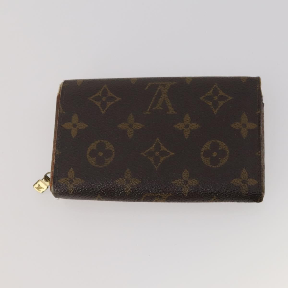 LOUIS VUITTON Monogram Damier Ebene Wallet 4 Set LV Auth BA15269