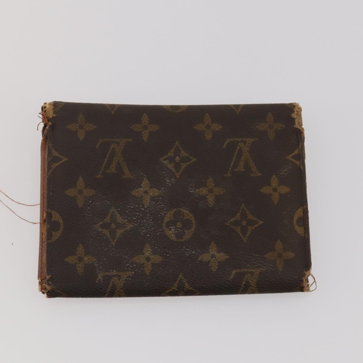 LOUIS VUITTON Monogram Damier Ebene Wallet 4 Set LV Auth BA15269