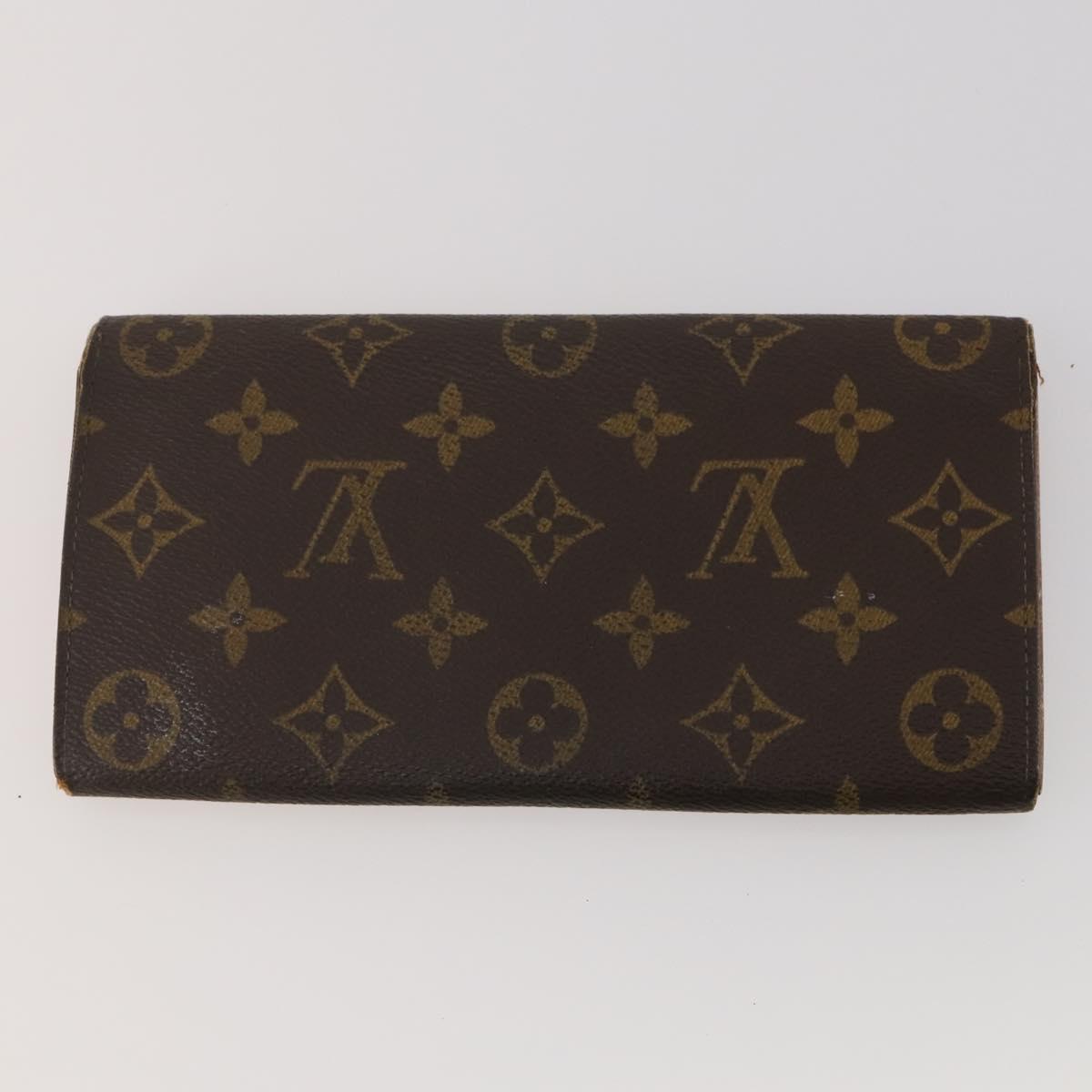 LOUIS VUITTON Monogram Damier Ebene Wallet 4 Set LV Auth BA15269