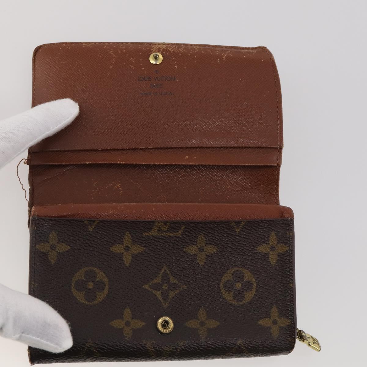 LOUIS VUITTON Monogram Damier Ebene Wallet Damier Grafitte 6 Set LV Auth BA15270